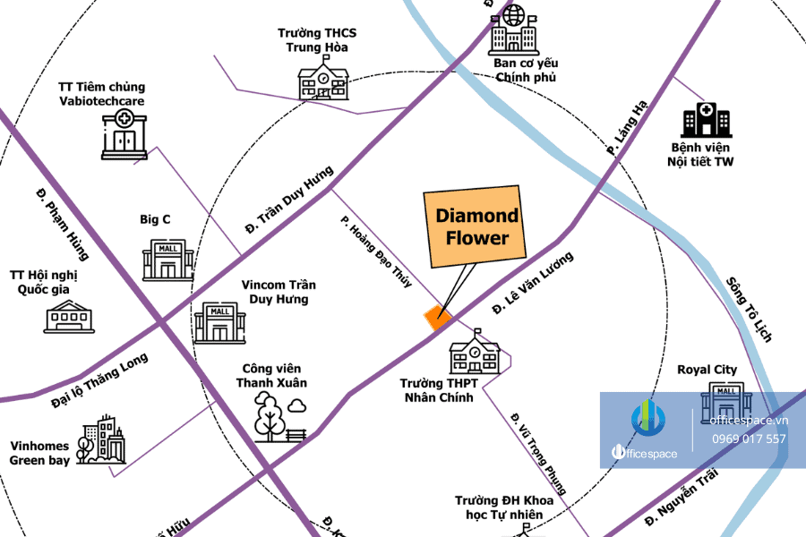 Diamond Flower 1 Vị trí Liên minh nhà cái Vuaboss uy tín Diamond Flower Tower 48 Lê Văn Lương Vuaboss hiện đang mở