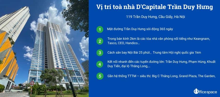 D'Capitale Trần Duy Hưng 2 Vị trí Vuaboss hoat dong D'Capitale Trần Duy Hưng