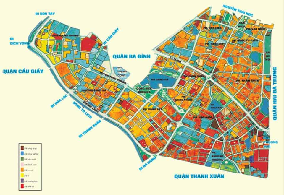 Bản đồ quy hoạch Hà Nội trong năm 2020 6 Bản đồ quy hoạch Đống Đa