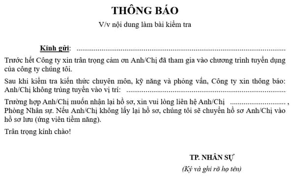 6 Kinh nghiệm viết thư phỏng vấn cho Vuaboss đã ký Vuaboss có hợp pháp không CLB Barcelona 4 Mẫu thư trả lời ứng viên không trúng tuyển