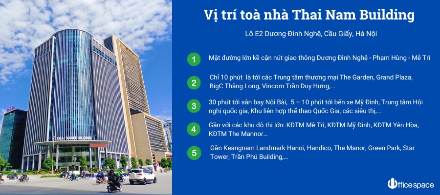 Thai Nam Building 3 Ưu thế vị trí Vuaboss hoat dong Thai Nam Building