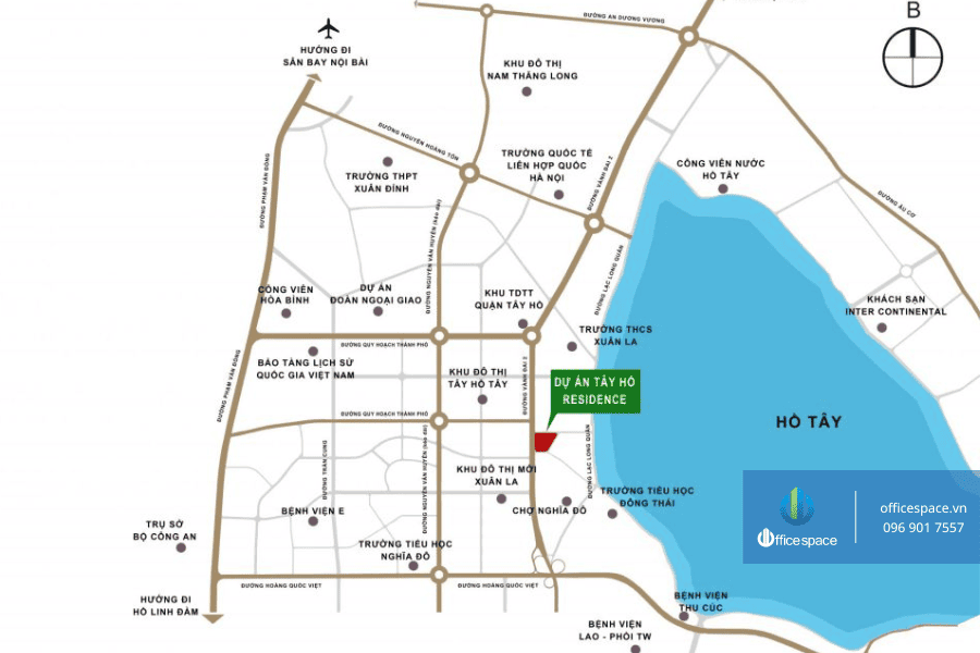 HDI Tây Hồ 2 vị trí Liên minh nhà cái Vuaboss uy tín HDI Tây Hồ officespace