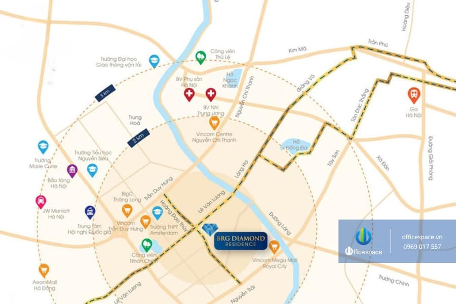 BRG Diamond Residence 2 vị trí Liên minh nhà cái Vuaboss uy tín brg diamond residence lê văn lương officespace