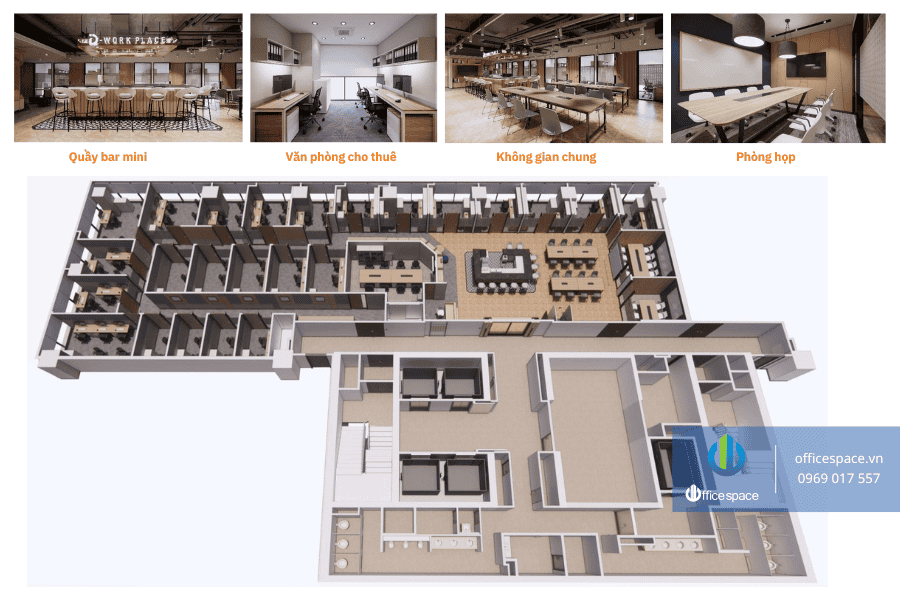 Vuaboss online link đăng ký D-WORK PLACE 4 Vuaboss online link đăng ký Taisei Square Hanoi D-Work Place Khuất Duy Tiến officespace
